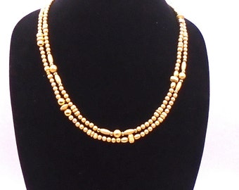 Vintage Napier Gold Tone Necklace 42" Adjustable Length