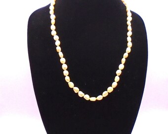 Golden Designer Yellow Honora Collection 925 Silver Freshwater Pearl Necklace With Original Tag