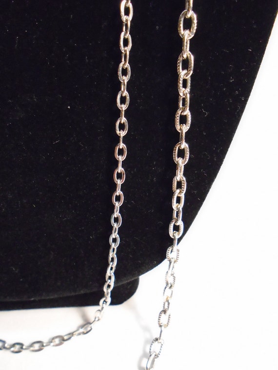 Vintage Signed Sarah Coventry Double Strand Silve… - image 2