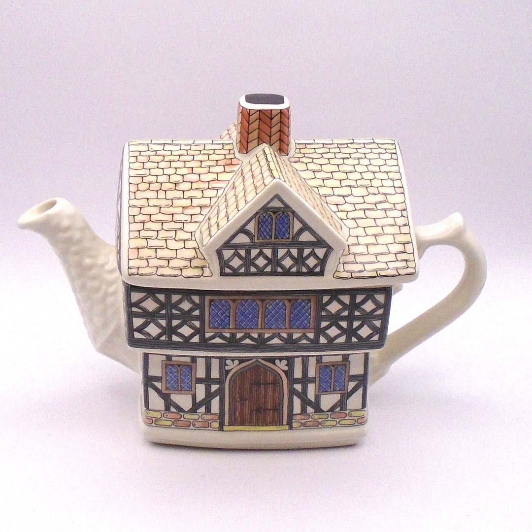 Vintage Sadler Tudor House Teapot English Country Houses Etsy