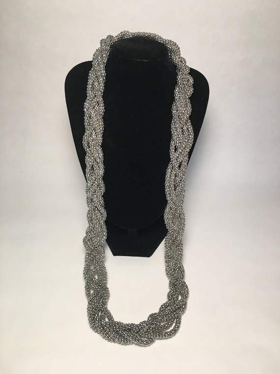 Vintage Multi-Strand Twisted Chain Necklace
