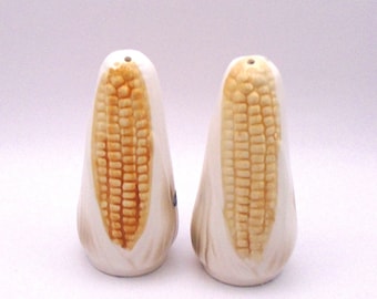 Vintage "Corn on the Cob" Salt and Pepper Shakers, Made in Japan