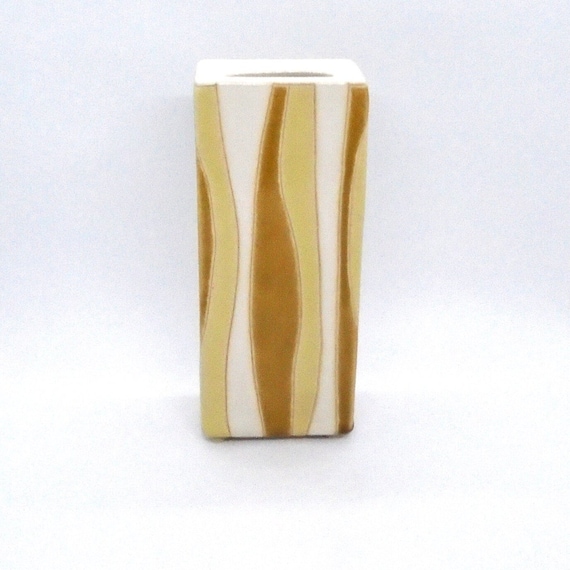 Vintage Mid Century Modern Style Napco Rectangular Vase