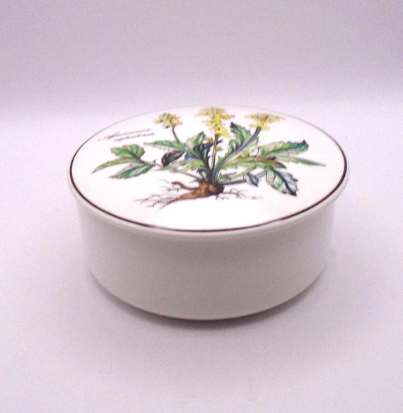 Vintage Villeroy & Boch Luxembourg Vitro Porcelain Trinket/Jewelry Box