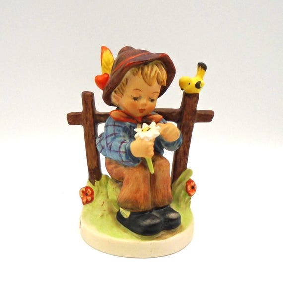 Vintage Goebel Hummel Figurine, She Loves Me, TMK6, 1955
