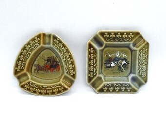 Vintage 1950's Wade Irish Porcelain Ashtrays