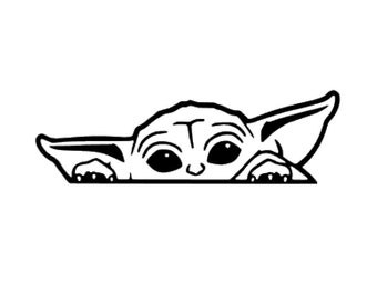Download Download Transparent Baby Yoda Svg Free for Cricut, Silhouette, Brother Scan N Cut Cutting Machines
