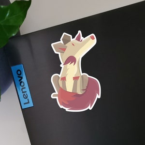 Herbst Foxie Aufkleber