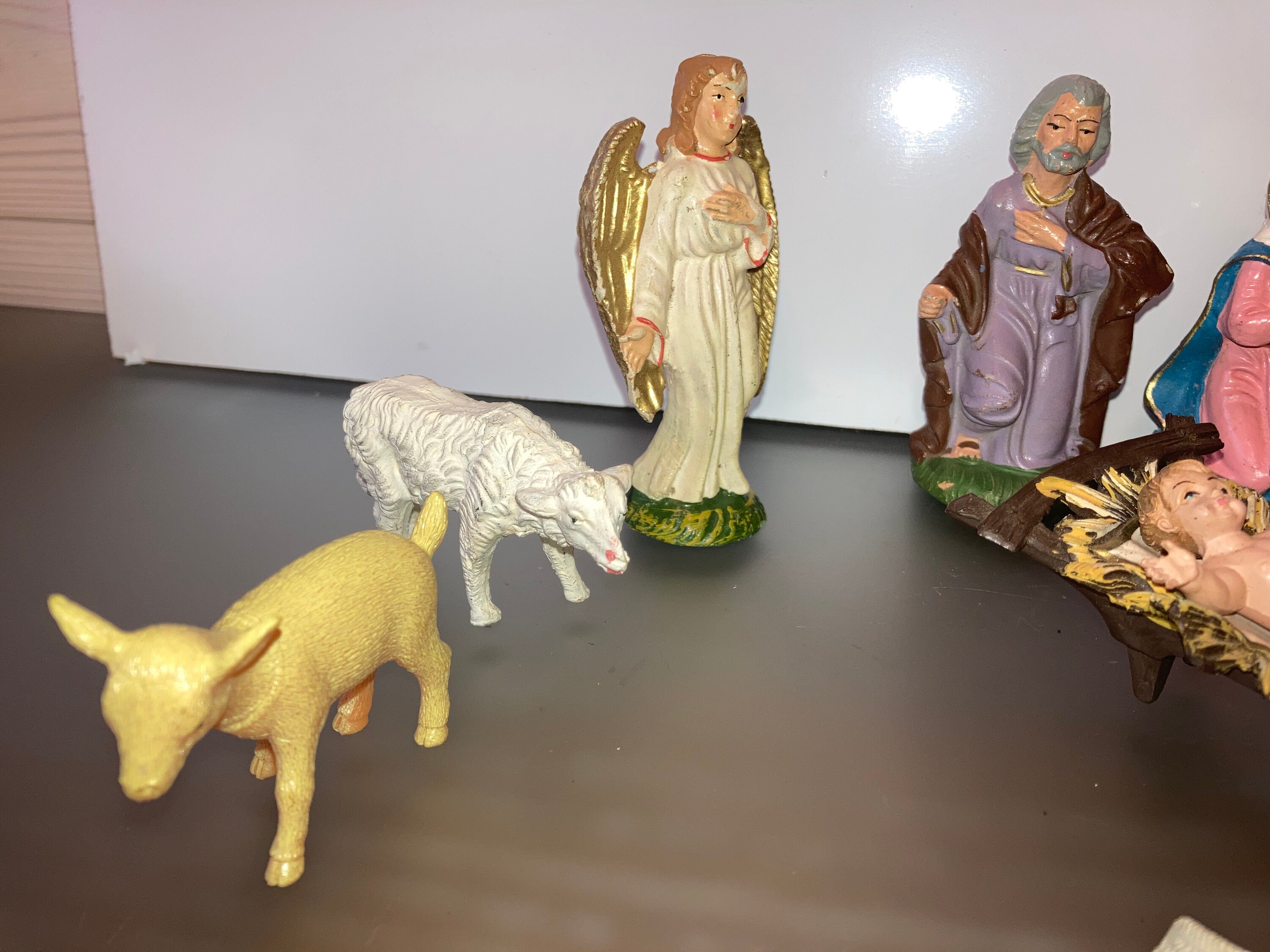 Vintage Fontanini 11 piece Nativity Set Fontanini Depose Etsy