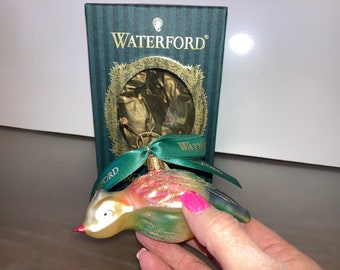 Waterford 12 Days of Christmas Partridge, Waterford 103567, Waterford Herilooms 1st Edition Partridge Ornament, Waterford Partridge, New Box