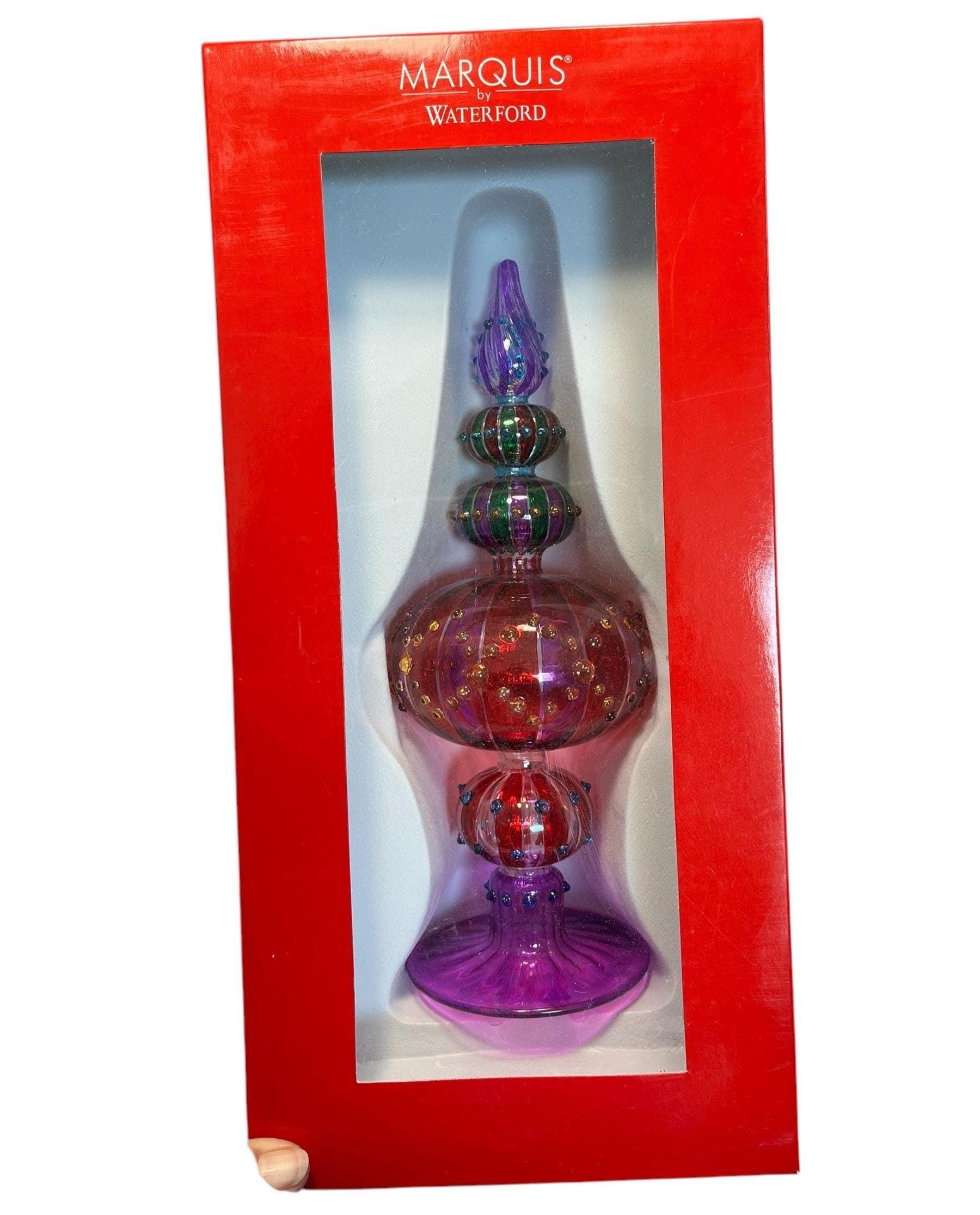 MARQUIS  crystal サンタ　ガラス　置物 Amazon.com: The Bradford Exchange Thomas Kinkade Santa Claus