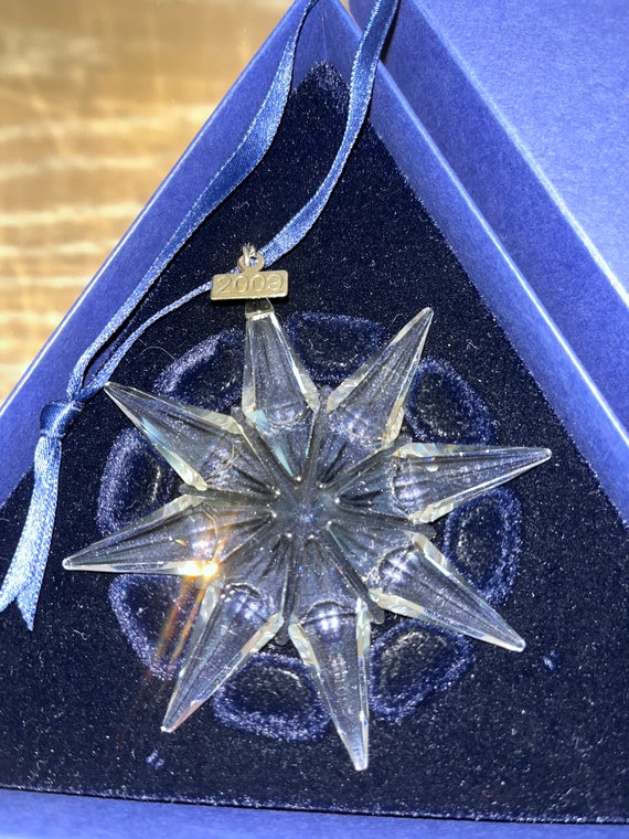 貴重】Swarovski クリスタルスターオーナメント スワロフスキー
