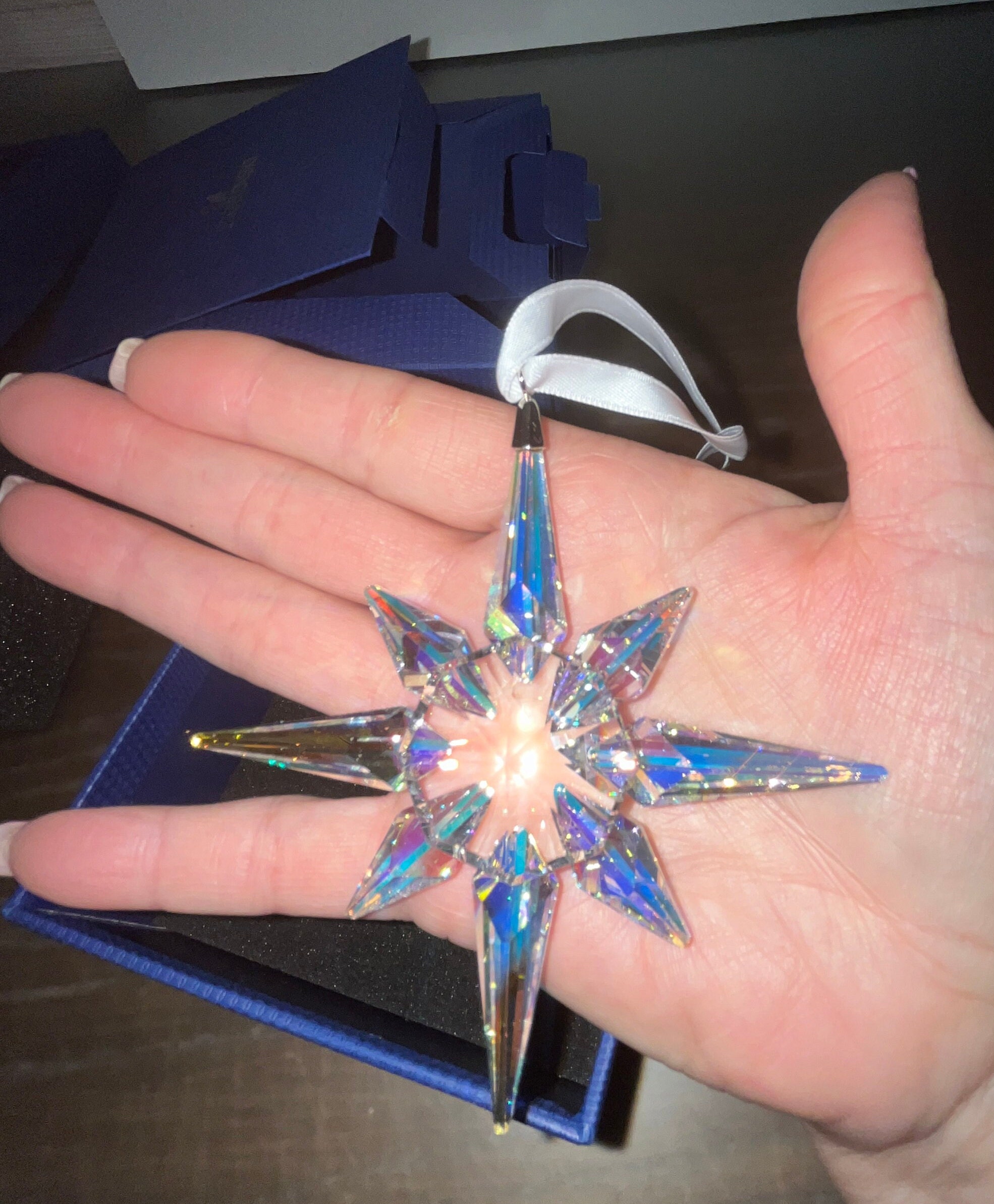 スワロフスキー 2018 スノーフレーク オーナメント、スワロフスキー 虹