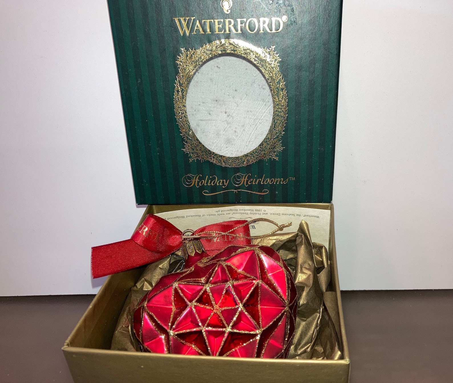 Waterford Heirlooms Christmas Ornament Waterford Heirloom Etsy