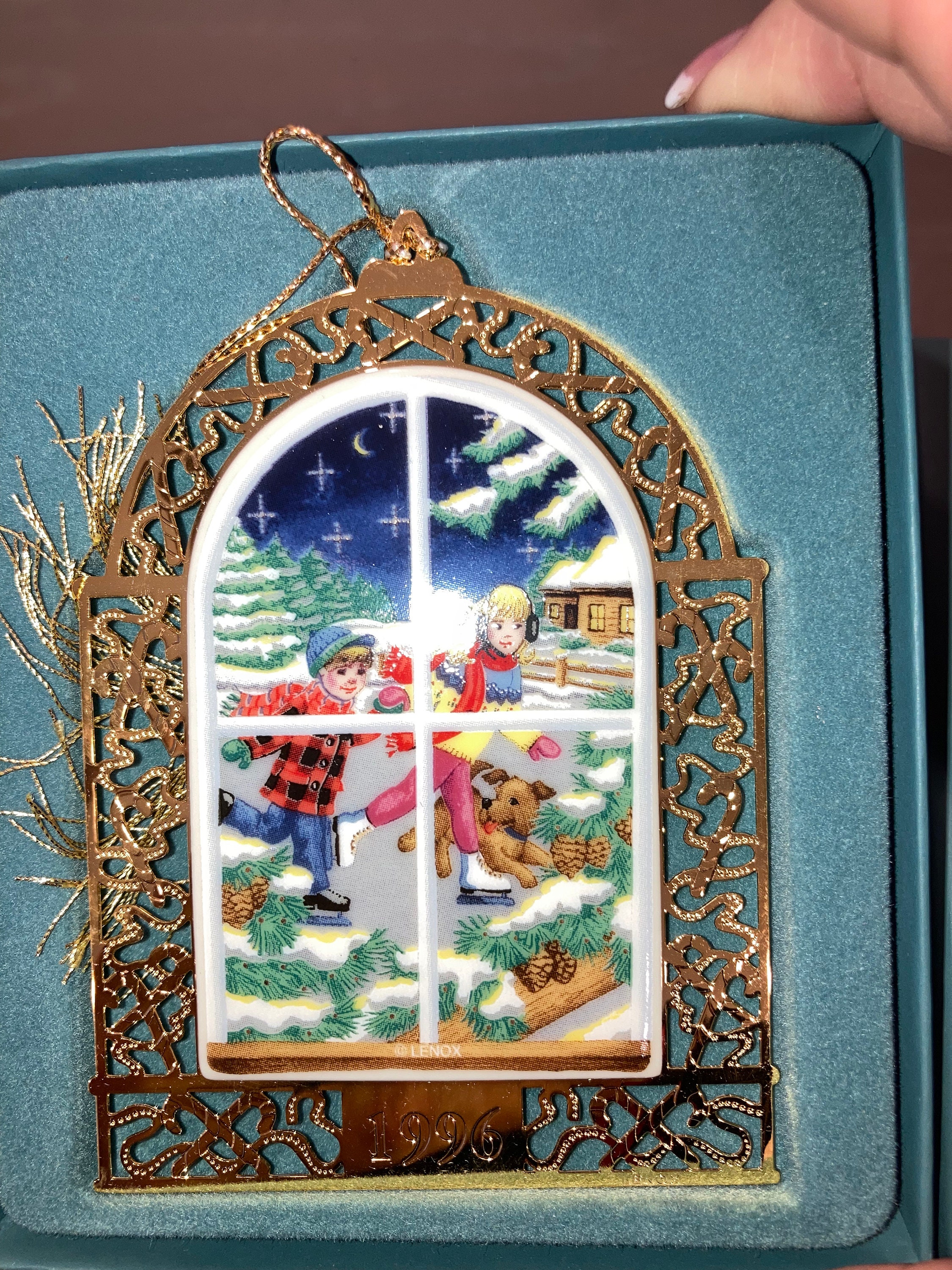 Vintage Lenox 1996 First Christmas Ornament, Lenox First Christmas