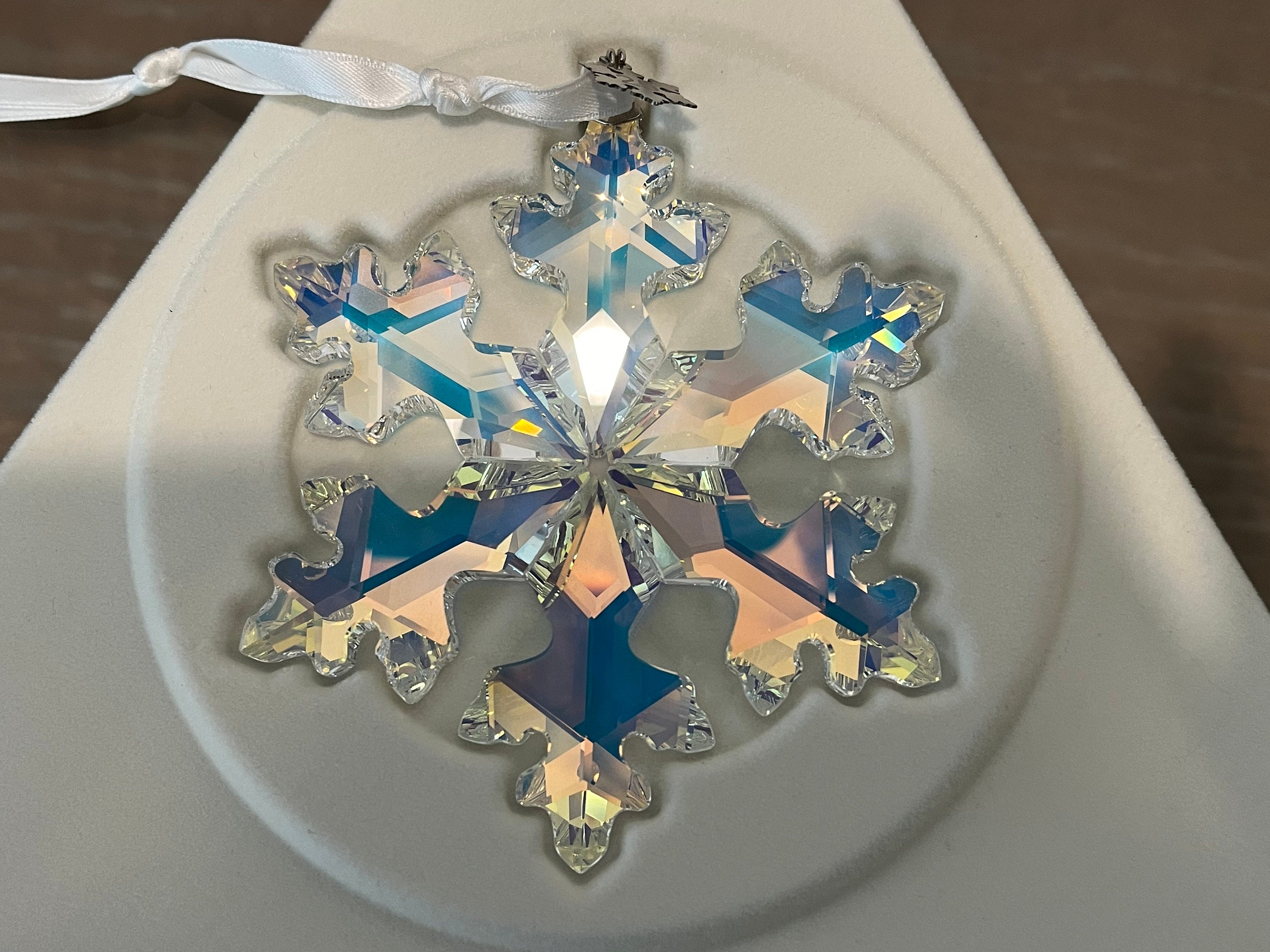 Swarovski Crystal 25th Anniversary Ornament, Swarovski Iridescent