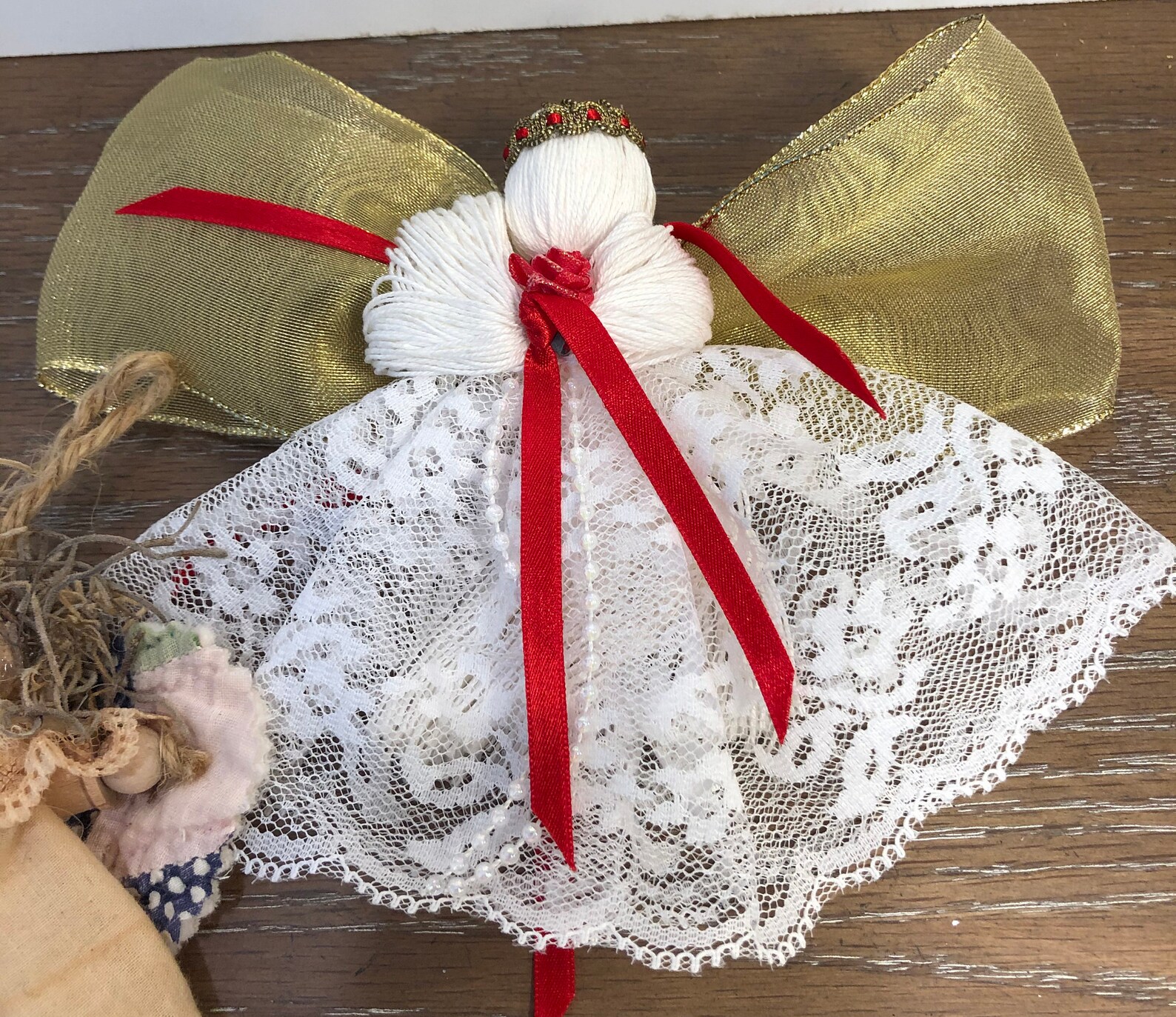 7 Vintage Angel Ornaments Vintage Quilted Angel Ornament Etsy