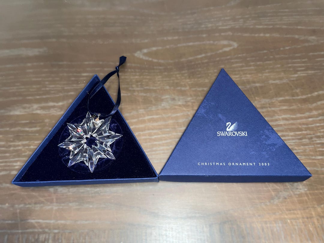 Swarovski Crystal 2003 Ornament, Swarovski Snowflake, 2003