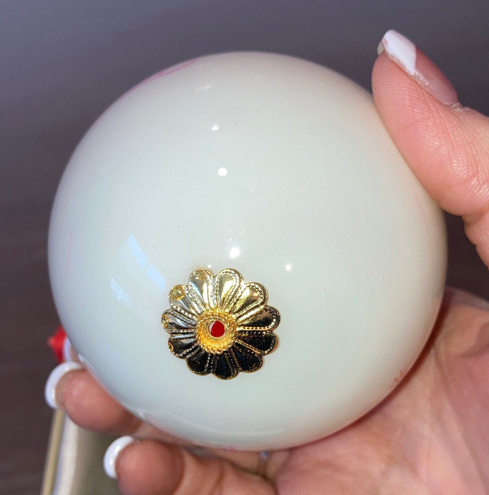Li Bien 2020 Valentines Ornament Hand Painted Glass Beautiful Etsy