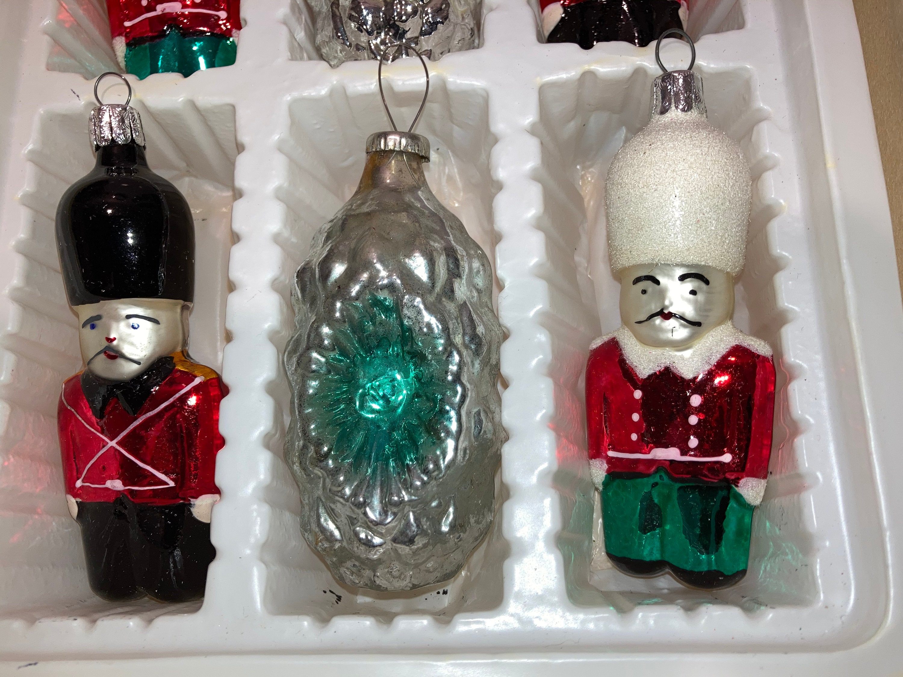 6 Vintage German Ornaments German Nutcracker Ornaments Old Etsy