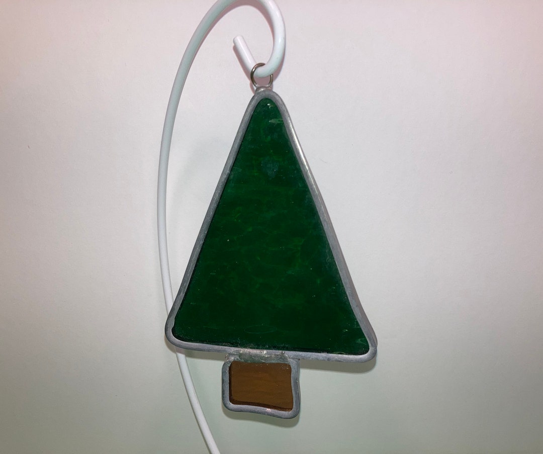 Studio Art Stained Glass Christmas Tree, Stained Glass Green Tree ...