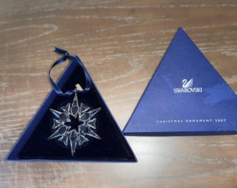 Swarovski Crystal 2007 Christmas Ornament - Etsy