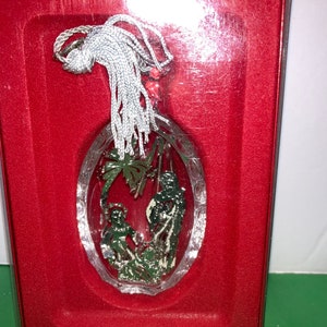 Decorazione per la natività celeste vintage Lenox, natività Lenox con decorazione in cristallo, set per la natività Lenox, natività Lenox 6321350, confezione regalo Lenox