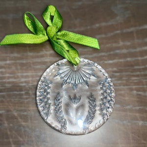 Vintage Waterford Crystal Times Square Christmas Ornament, Waterford 2001 Hope for Abundance Ornament, Waterford 2001, Mint