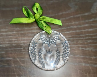 Vintage Waterford Crystal Times Square Weihnachtsverzierung, Waterford 2001 Hoffnung für Abundance Ornament, Waterford 2001, Mint