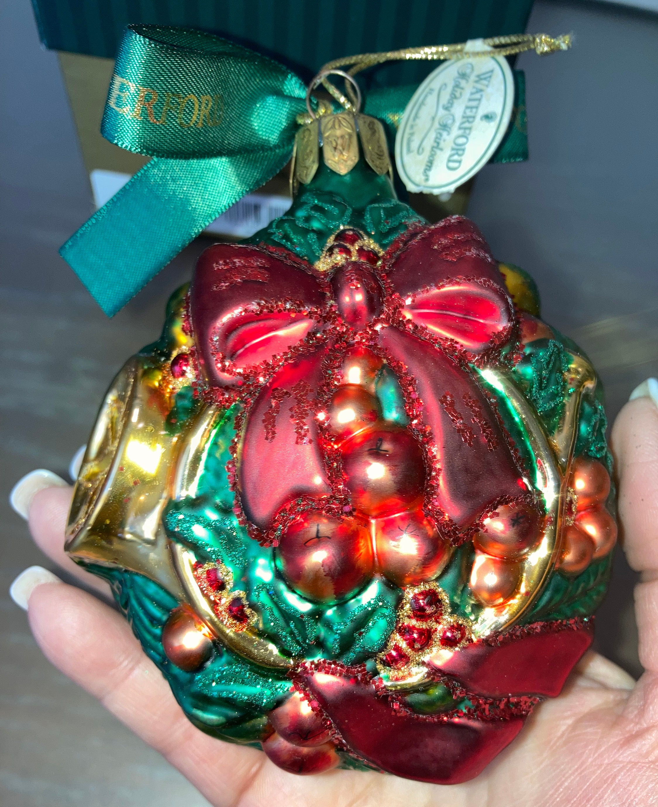 Vintage Waterford Heirlooms Christmas Ornament Waterford Etsy
