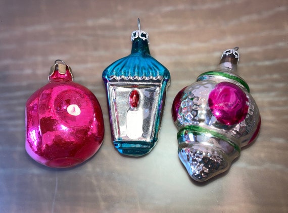 Vintage lantern christmas ornaments Clearance