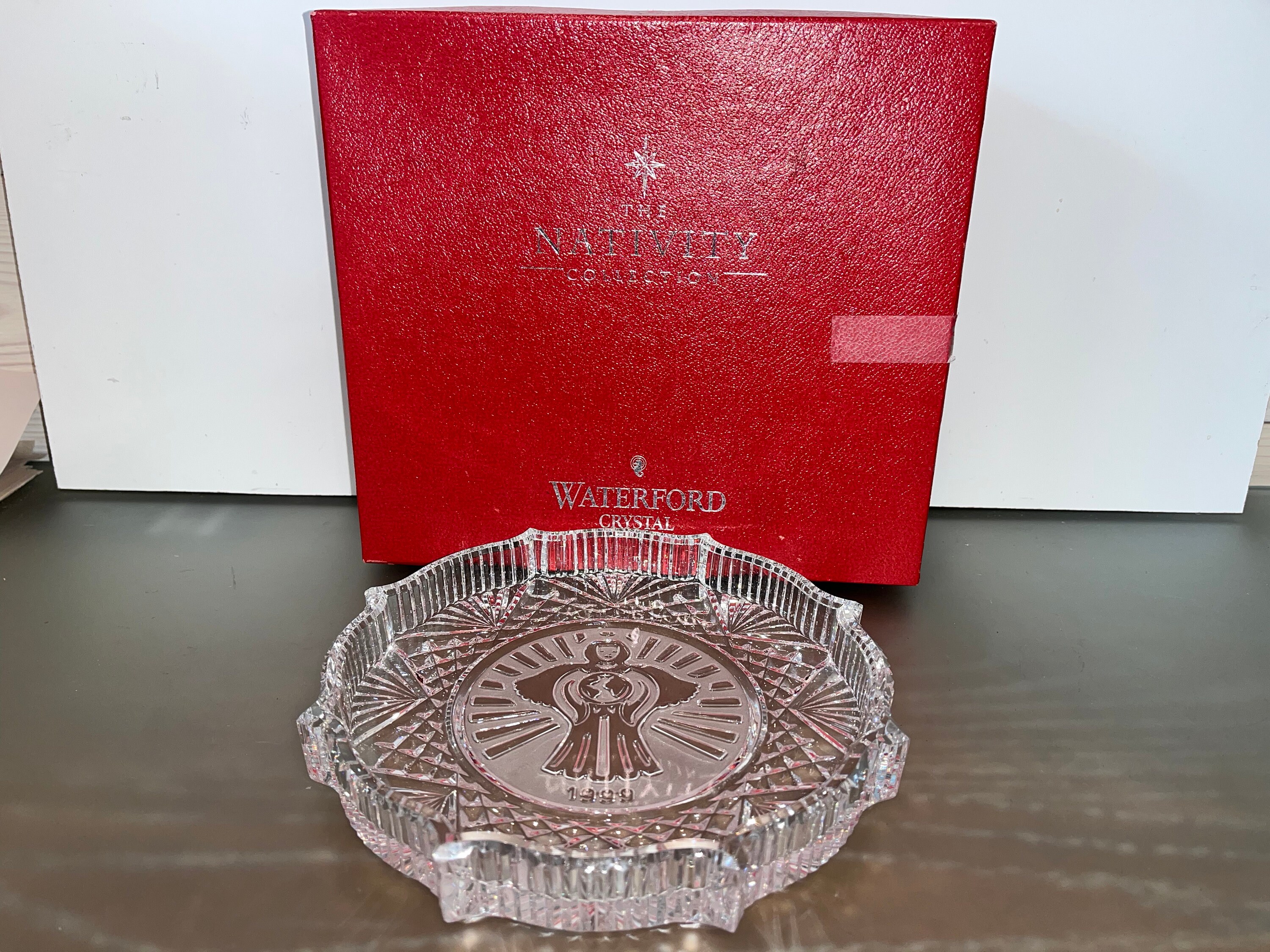 ヴィンテージ ウォーターフォード クリスタル 1999 クリスマスプレート