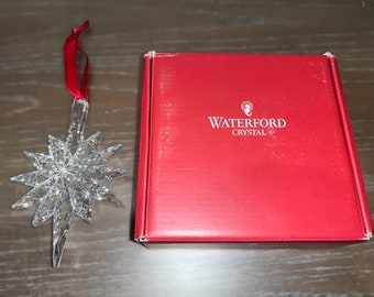 Waterford 2013 Schneestern Ornament, Waterford 2013 Schneestern Ornament, Waterford Schneeflocke, Waterford 40005527, Waterford 160053, in der Box