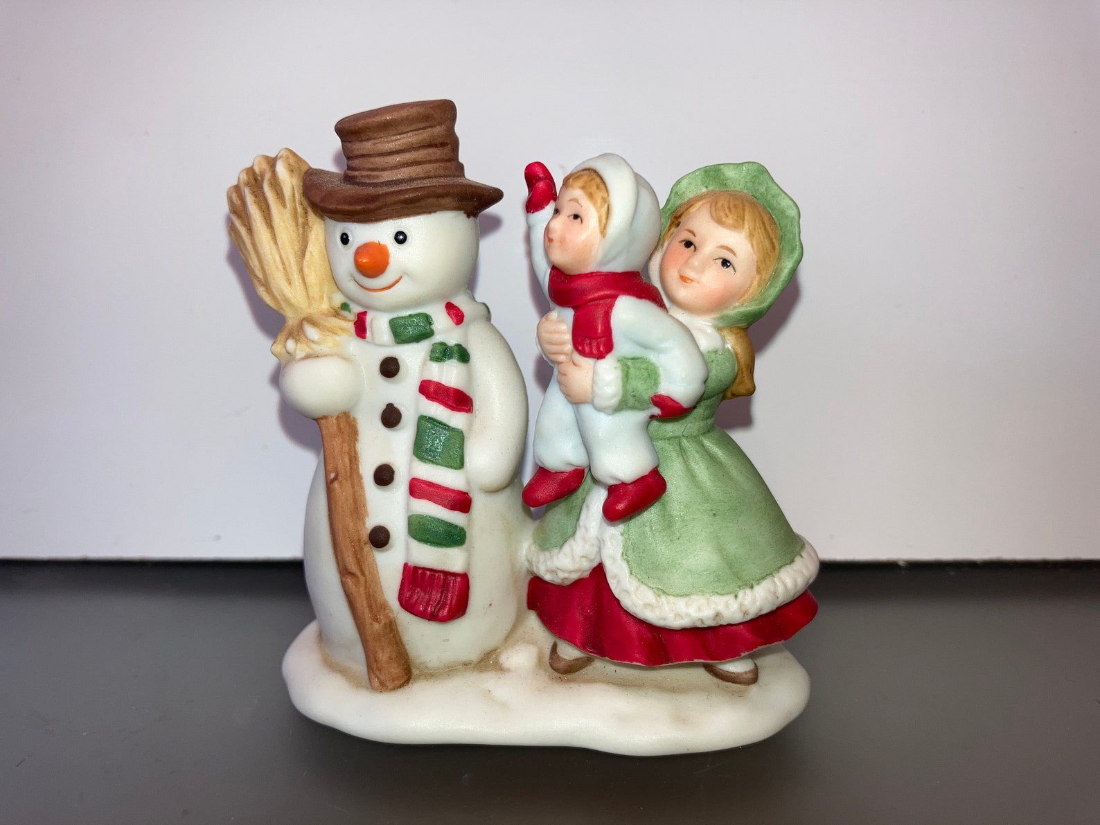 Vintage Lefton Frosty Lefton Colonial Village Figures Lefton Etsy