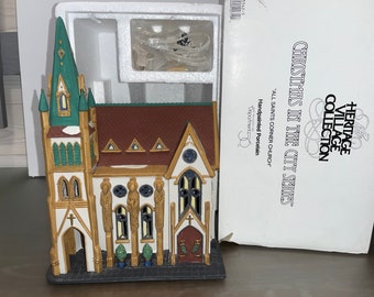 Vintage Abt. 56 55425, Abt. 56 Allerheiligen-Eckkirche, Vintage Abt. 56 Weihnachten in der Stadtserie, Abt. 56 Stadtkirche, In Box