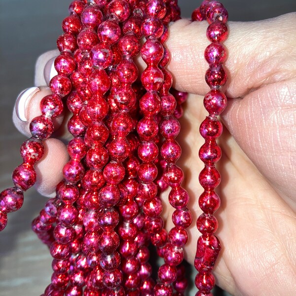 Glass Bead Garland Etsy