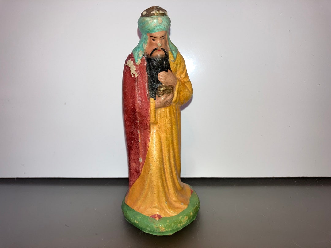 Vintage Nativity King, German Nativity King, German Nativity Figures, 5