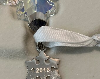 Swarovski Crystal 25th Anniversary Ornament, Swarovski Iridescent