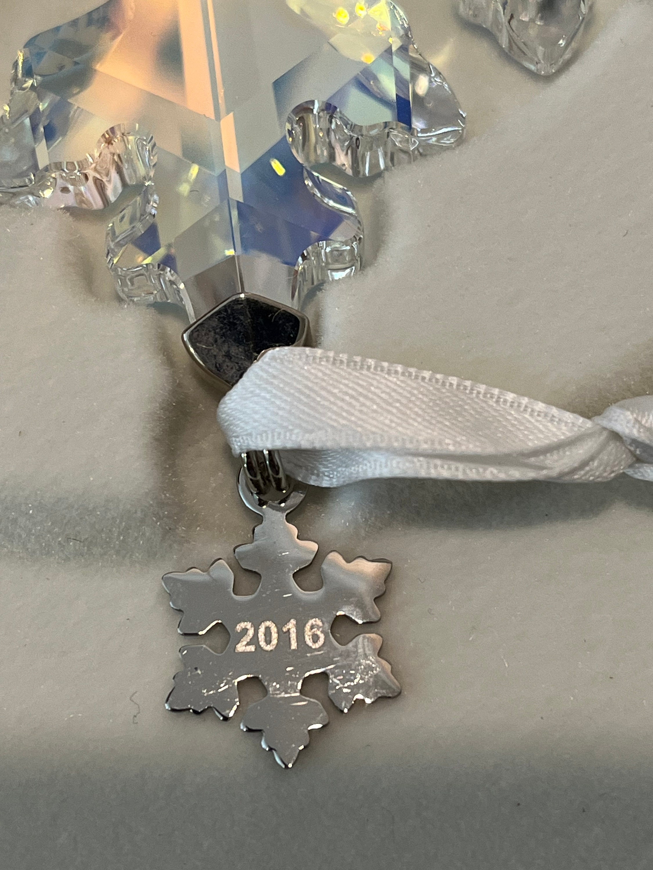 Swarovski Crystal 25th Anniversary Ornament, Swarovski Iridescent