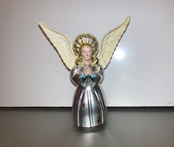 置物 angel Vintage Silver Angel, Plastic Angel, Plastic Angel Light