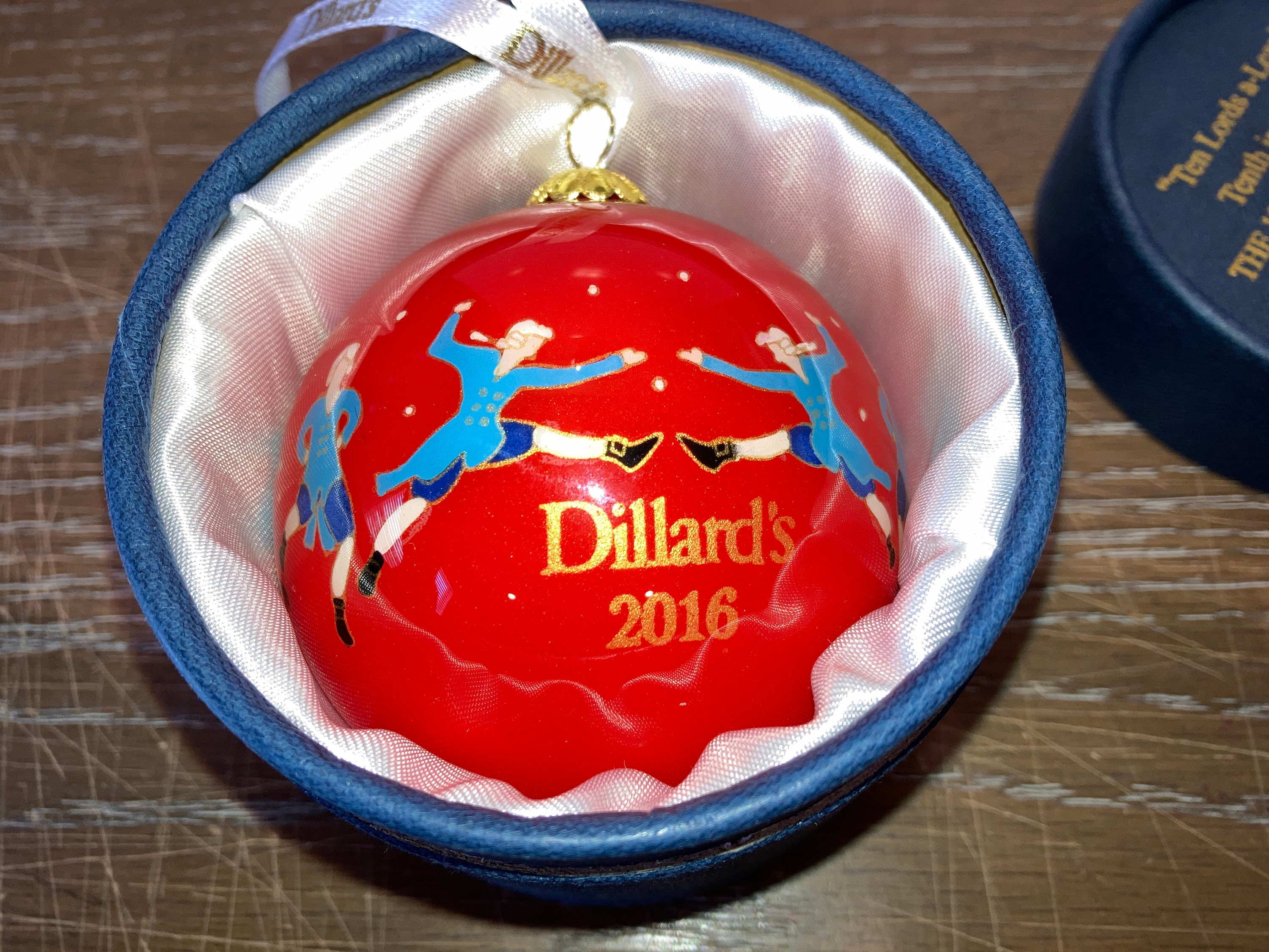 Dillards 2016 10 Lords a Leaping Dillards 10 Lords Ornament Etsy