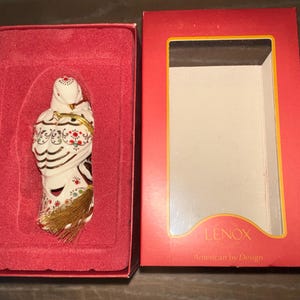 Lenox Bejeweled Christmas Dove Ornament, Lenox Dove Ornament, Lenox Jewled Dove Ornament, Lenox 792680, Lenox in Box