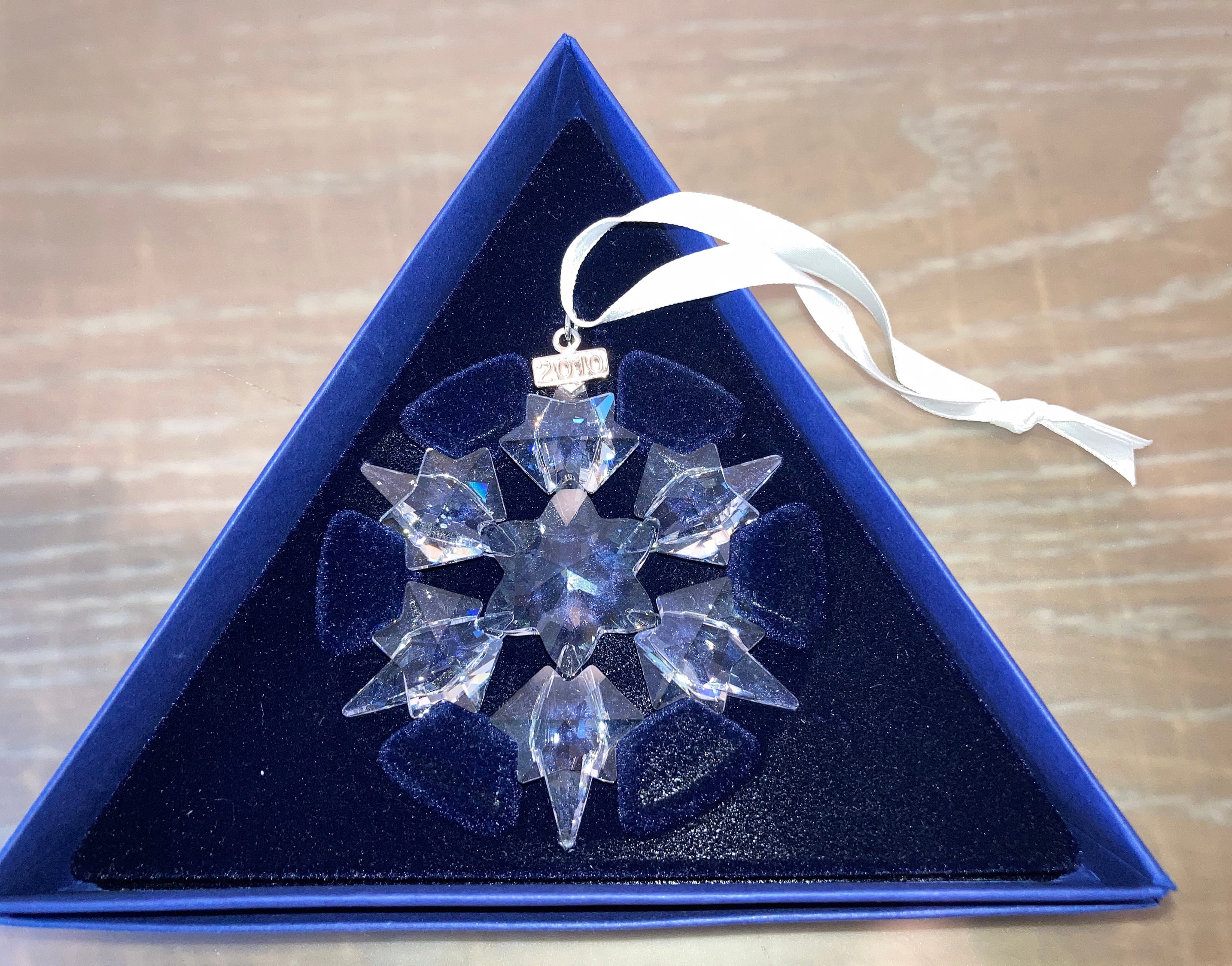 Swarovski Crystal 2010 Ornament Swarovski Crystal Snowflake Etsy