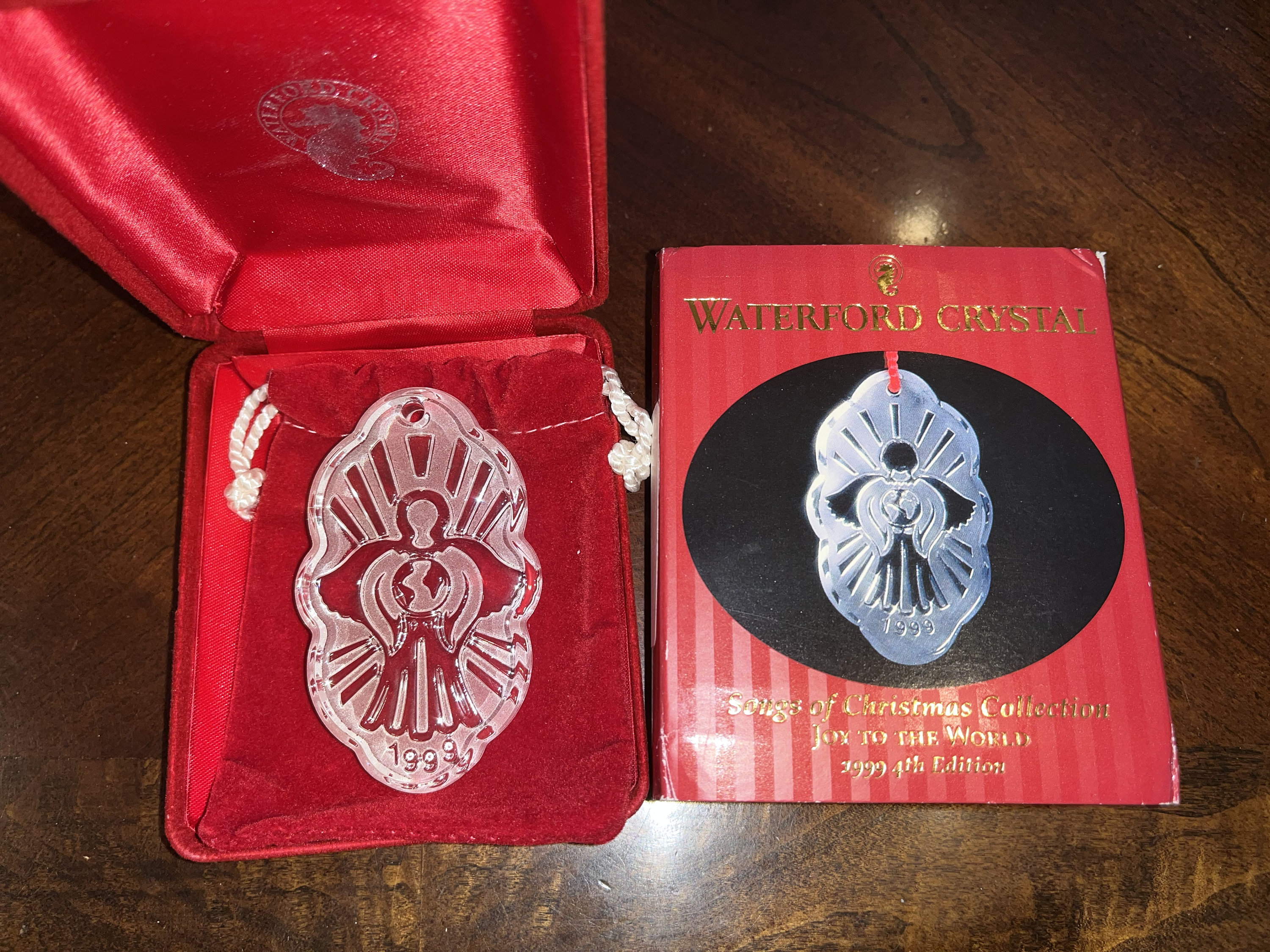  ウォーターフォード　天使　オーナメント Waterford 1999 Ornament, Waterford Angel 1999 Ornament, Waterford