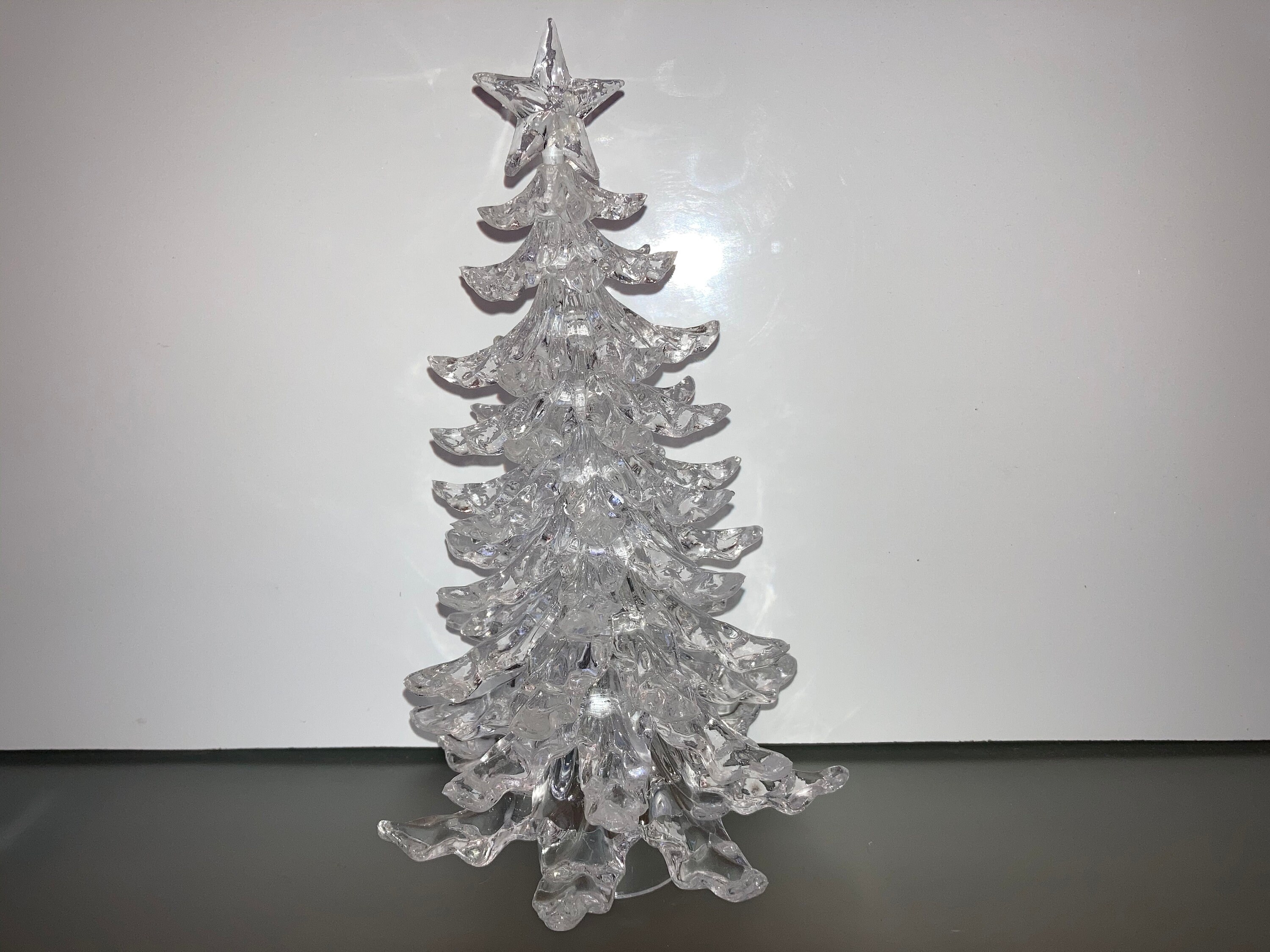 10 Clear Christmas Tree Acrylic Tree with Star on Top Etsy