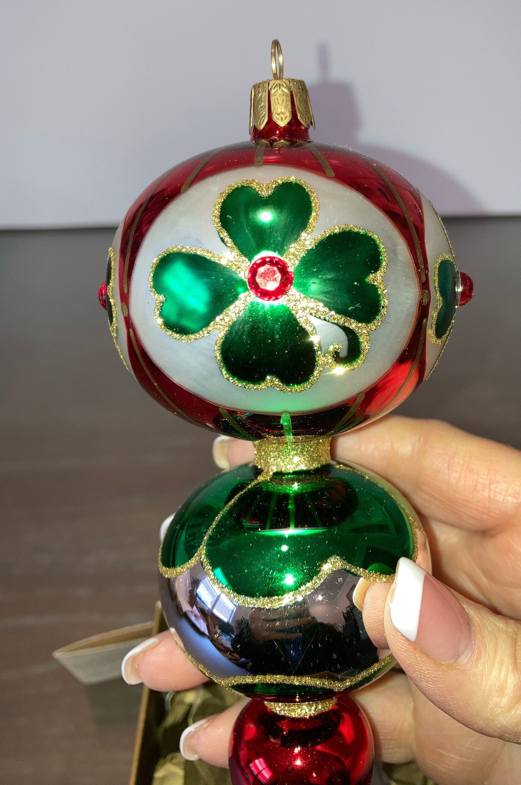 Vintage Waterford Heirlooms Christmas Ornament Waterford Etsy