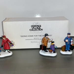 Vintage Dept 56 58896, Dept 56 Heritage Village, Dept 56 Going Home for the Holidays, Dept 56 Village Figures, Dept 56 Travel, In the box