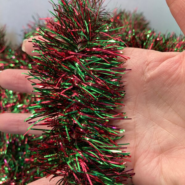 Tinsel Garland Etsy