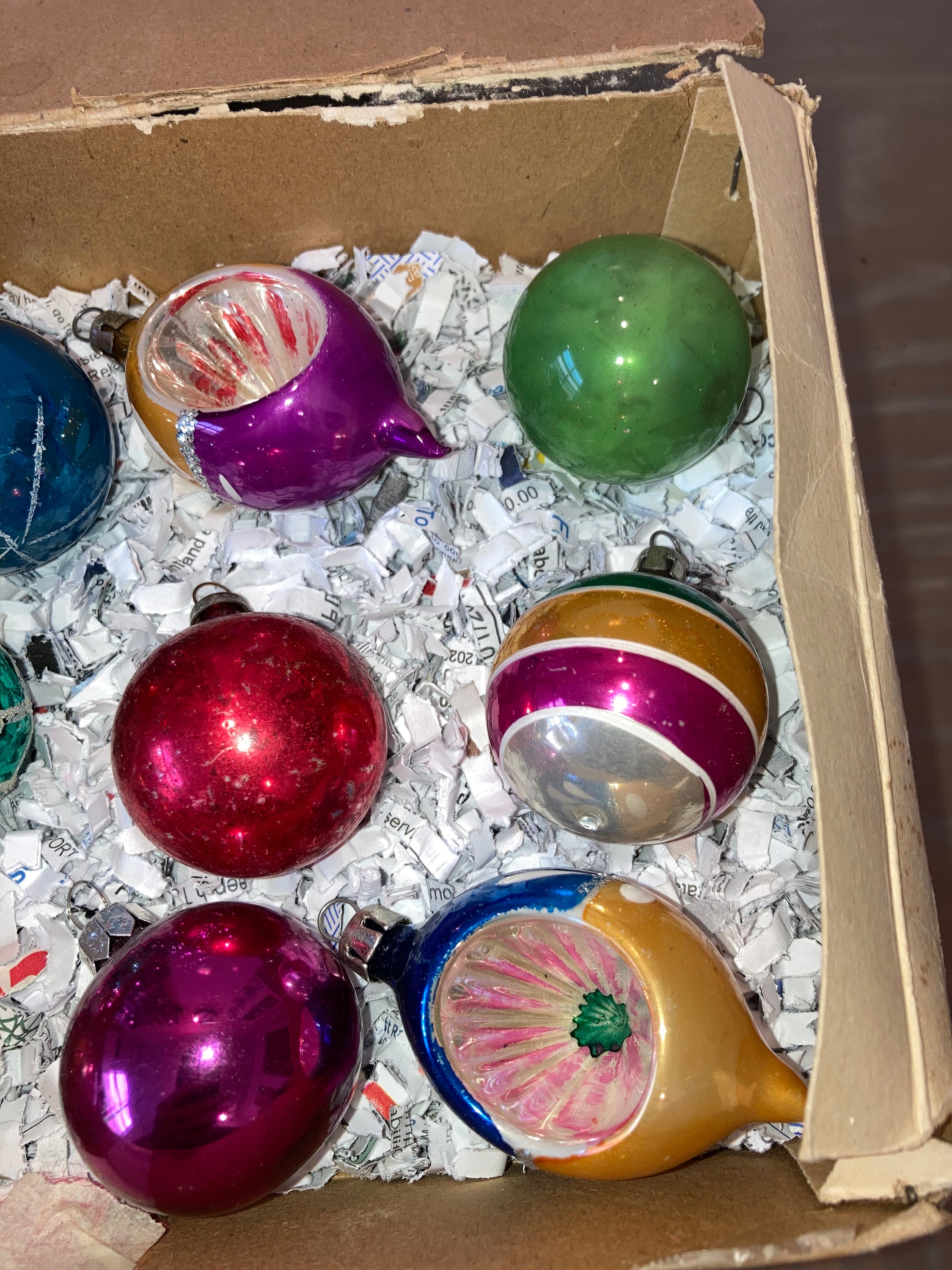 12 Vintage Poland Ornaments Poland Stripe Ornament Striped Etsy