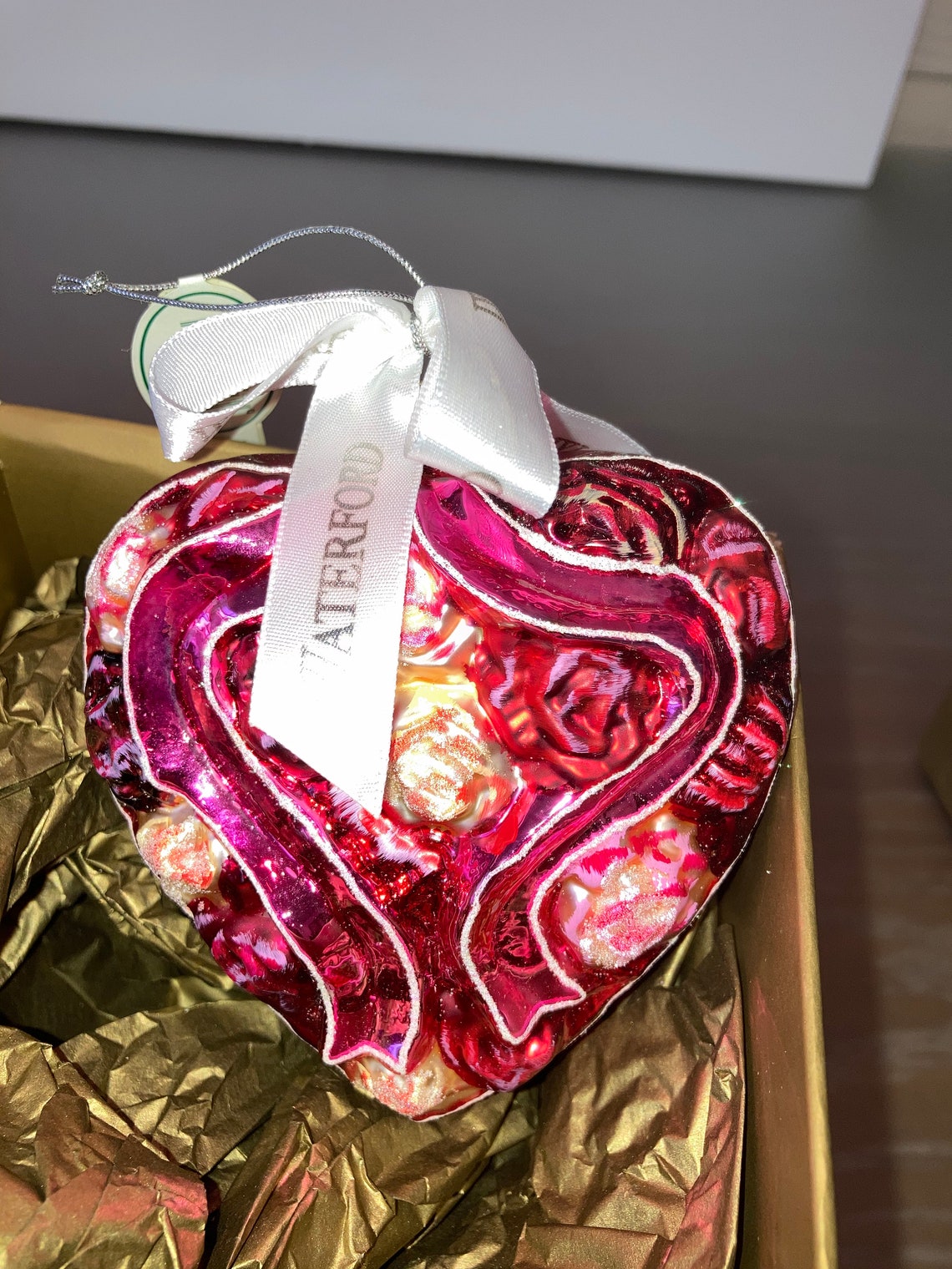 Vintage Waterford Heirlooms Christmas Ornament Waterford Etsy